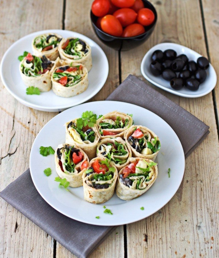 Mediterranean Pinwheels #vegan #glutenfree www.contentednesscooking.com