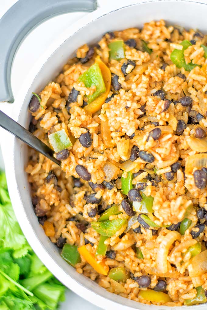 Cuban Rice and Beans | #vegan #glutenfree #contentednesscooking #plantbased #dairyfree