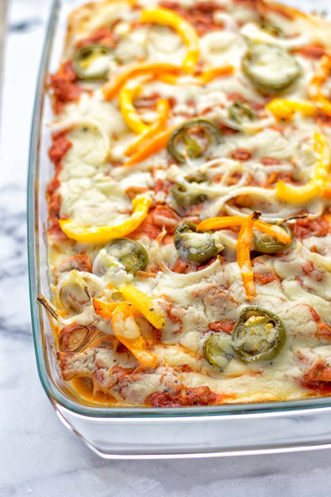 King Ranch Casserole | #vegan #plantbased #dairyfree #contentednesscooking