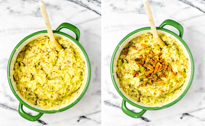 Step 4 : Putting everything together to make this Colcannon.