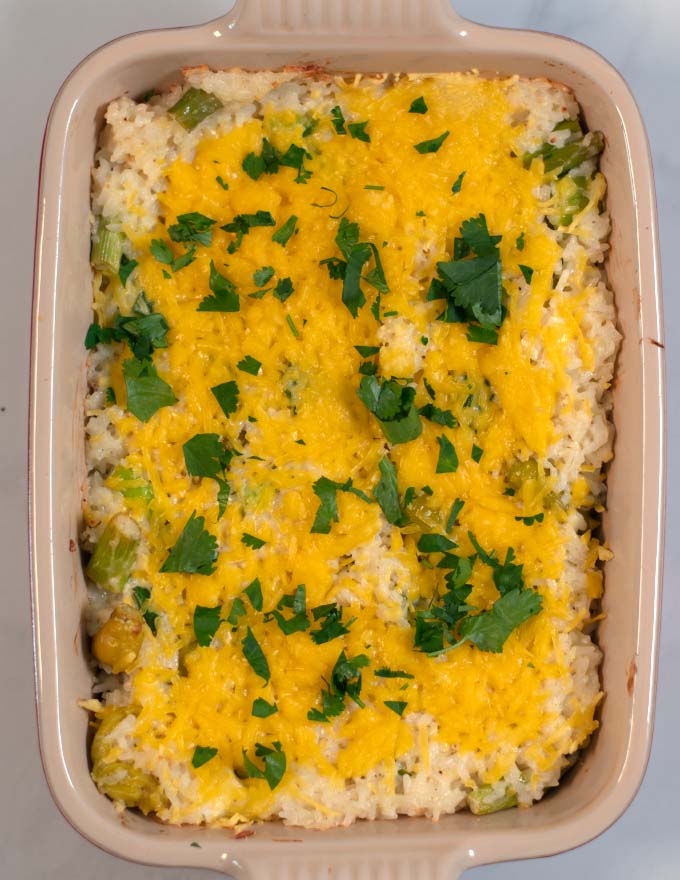 Fresh cilantro is used as garnish.