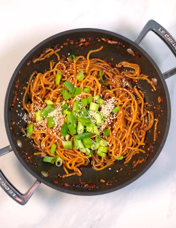 A serving of Ramen Noodles.