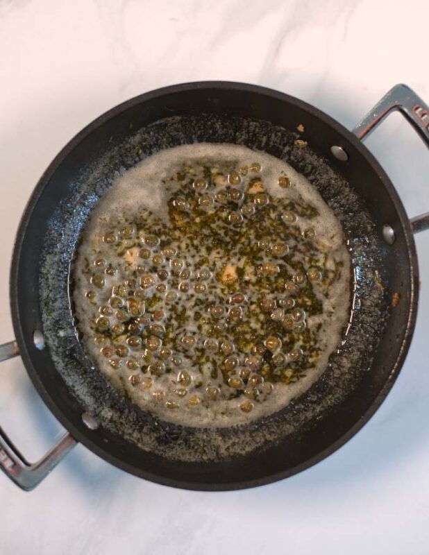 Ready mixed Lemon Caper Sauce.