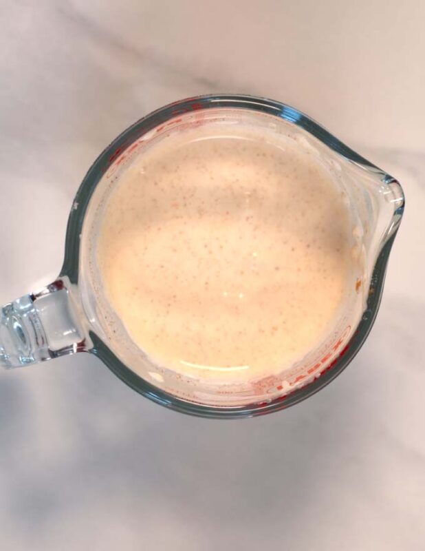 Ready dressing in a jar.