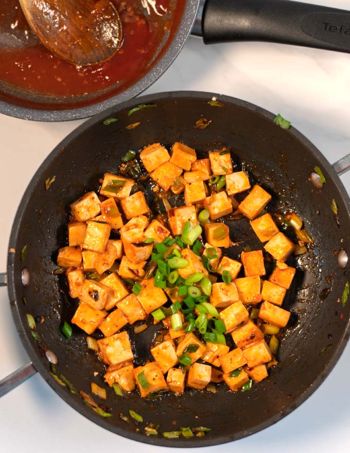 A serving of tofu.