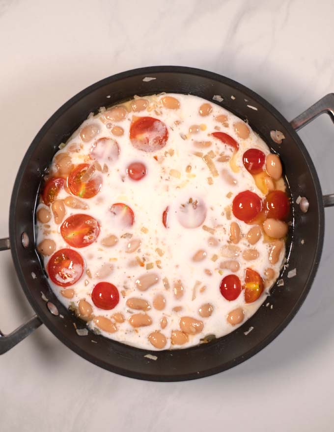 Coconut milk is the liquid base for the Marry Me Butter Beans.